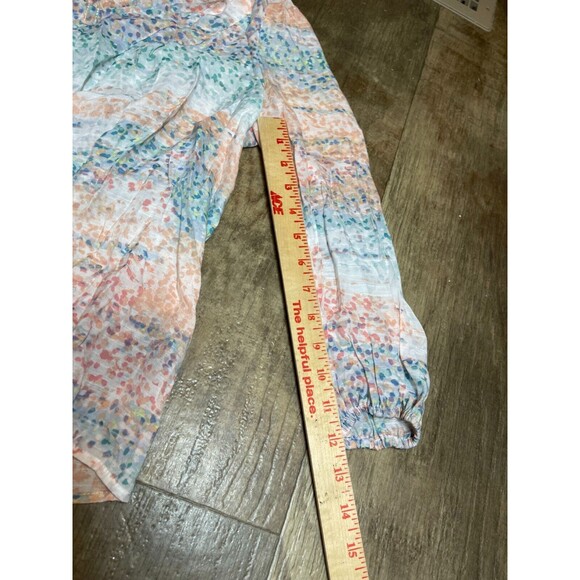 Zac & Rachel Top Womens Small S Colorful Pull Over Blouse - Picture 3 of 5
